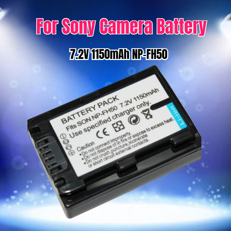 Drone Battery - 7.2V 1150mAh NP-FH50 بطارية الكاميرا لسوني