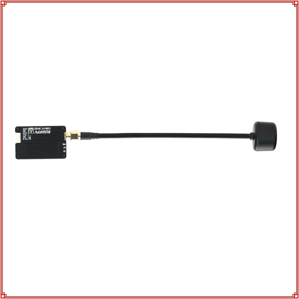 جهاز إرسال RUSHFPV 3.3G 2W VTX - مراجعة Drone Transmitter وسعره