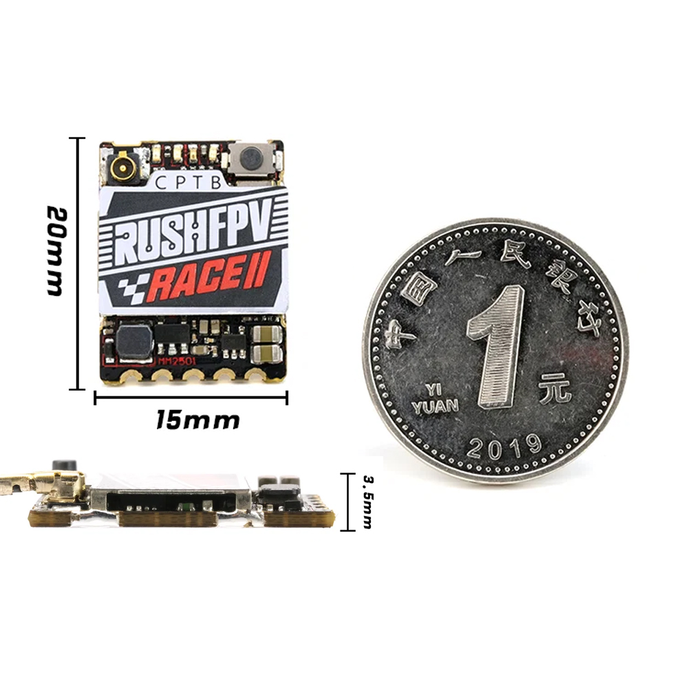 جهاز إرسال فيديو Rushfpv Rush  - مراجعة Drone Transmitter وسعره