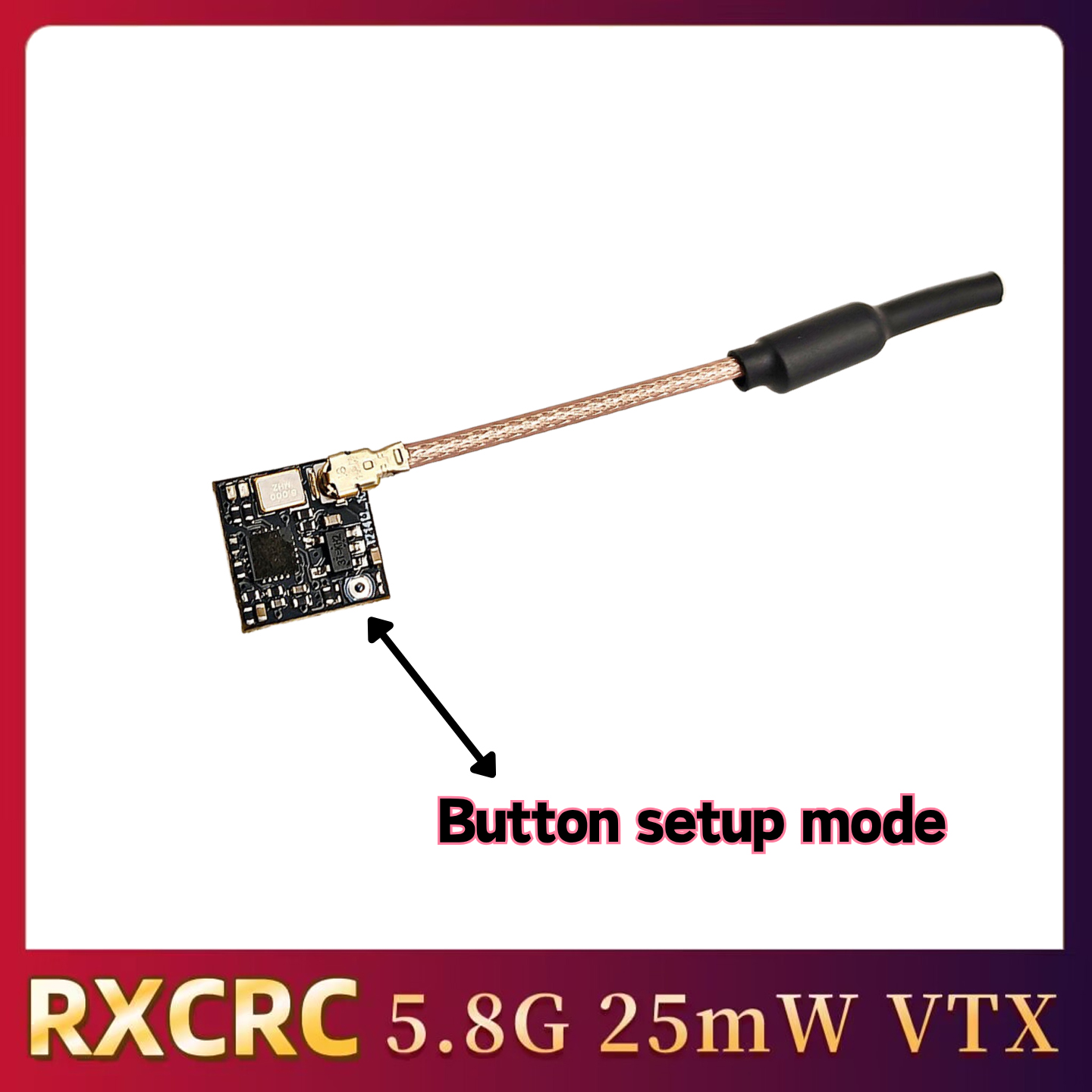وحدة إرسال فيديو تناظرية RXCRC - مراجعة Drone Receiver وسعره