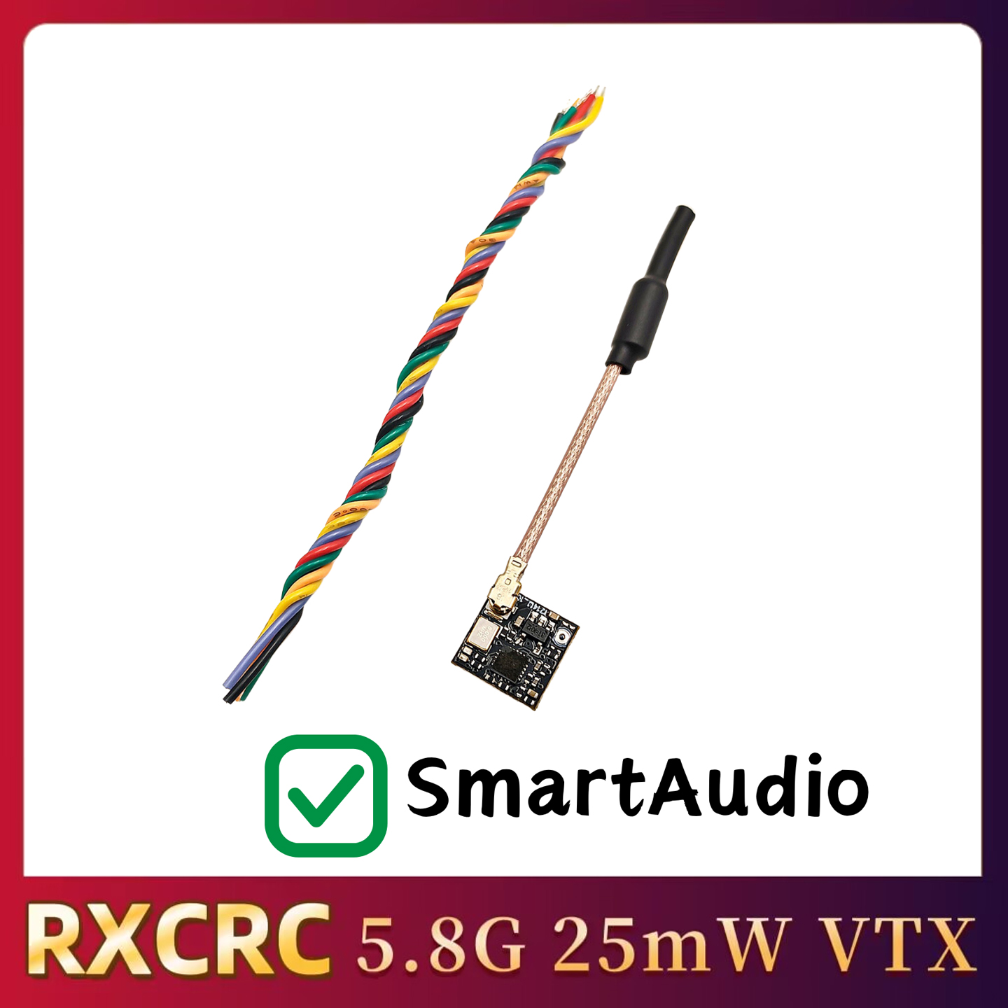 وحدة إرسال فيديو تناظرية RXCRC - مراجعة Drone Receiver وسعره