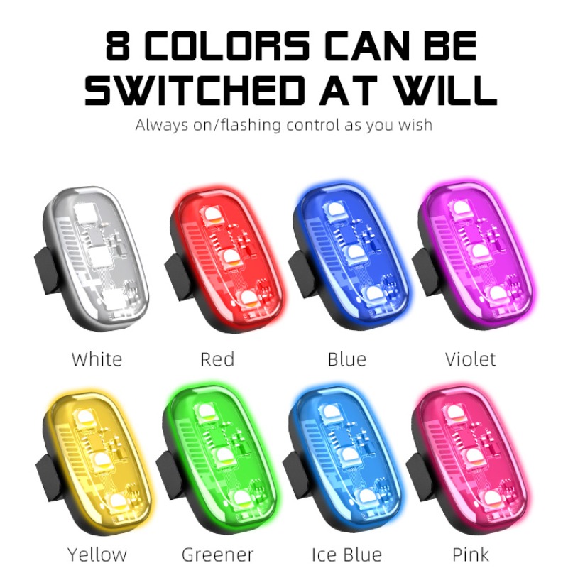 أضواء LED وامضة RGB للدراجات ا - مراجعة Drone Led Light وسعره
